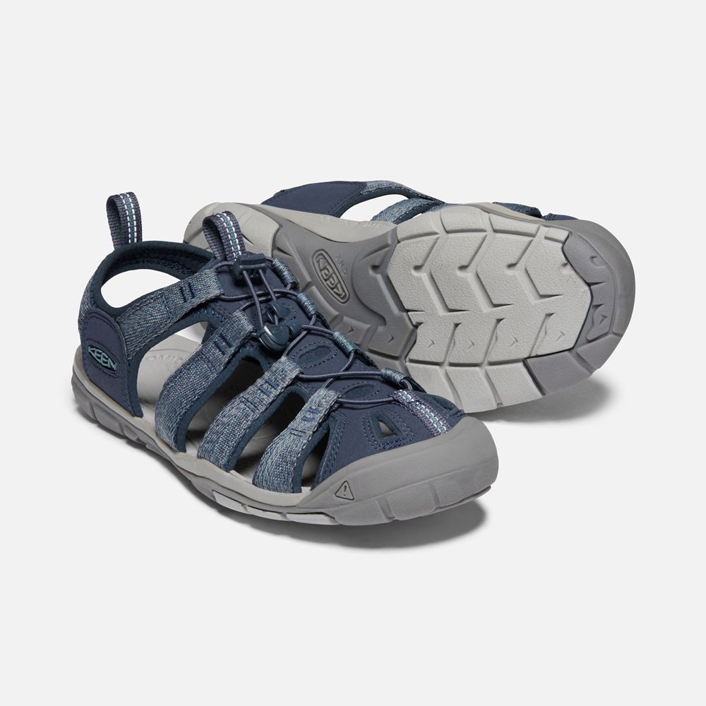 Keen Vandringssandaler Herr Blå/Grå - Clearwater Cnx - 531908GBU